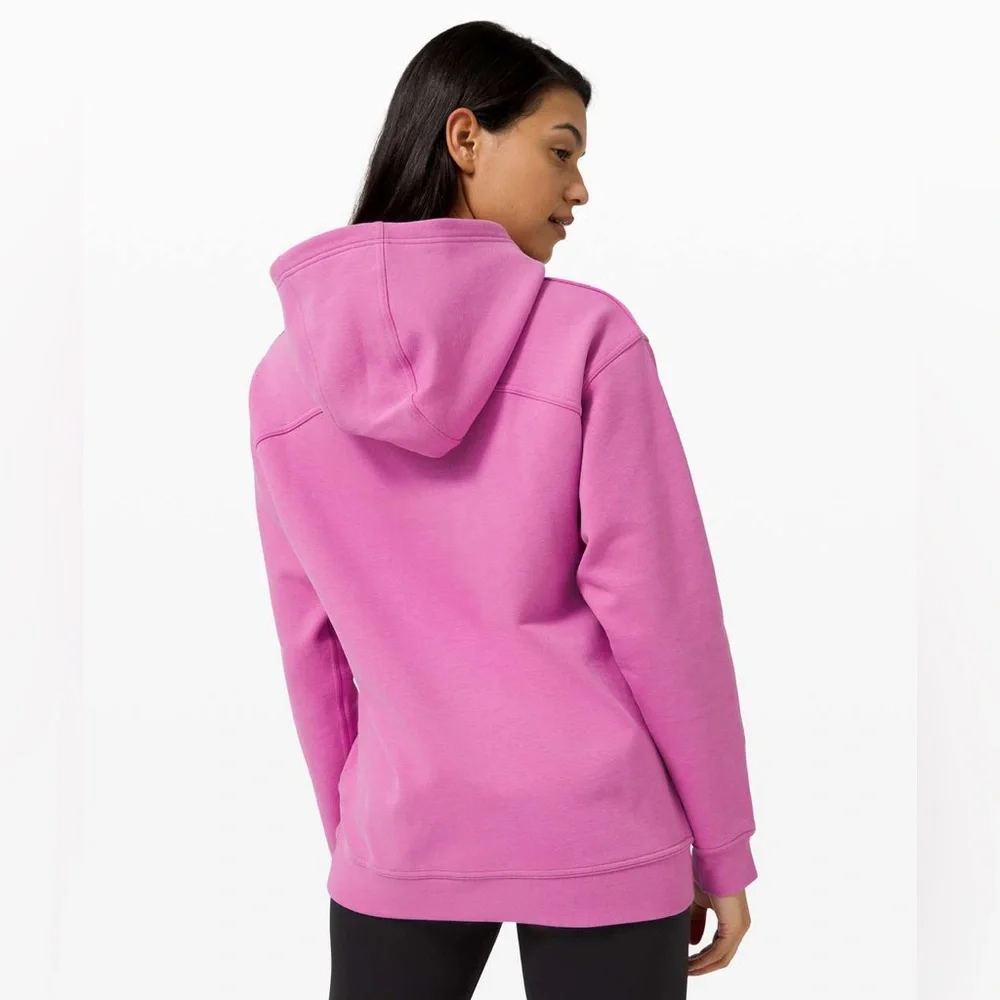 Lululemon All Yours Hoodie in Magenta Glow - Picture 1 of 14